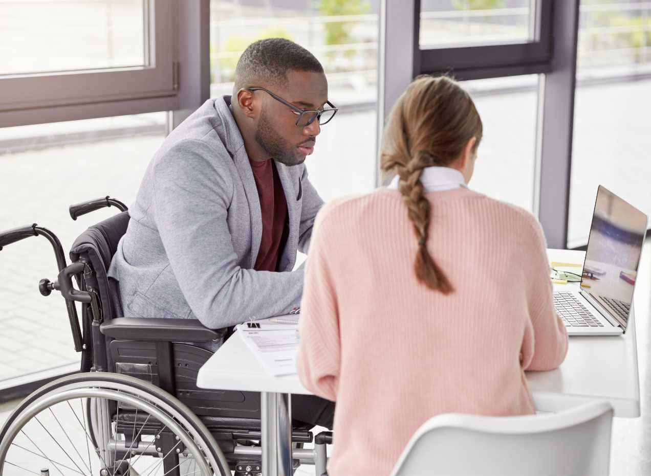disabled person meeting